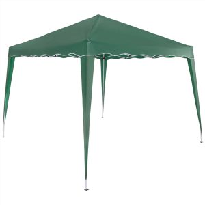 Pavillon pop-up 3x3m UV beskyttelse 50+ vandtæt foldbar inkl. taske folde pavillon telt Capri, farve: grøn